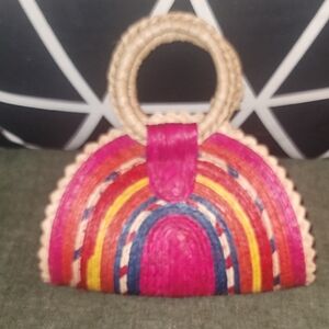 Colorful Woven Women's Bag